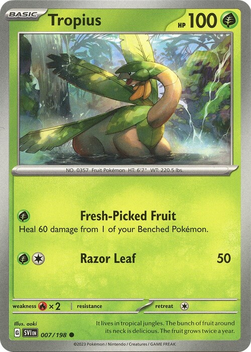 Tropius Card Front