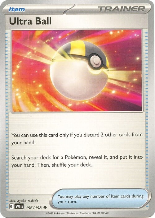 Ultra Ball Card Front