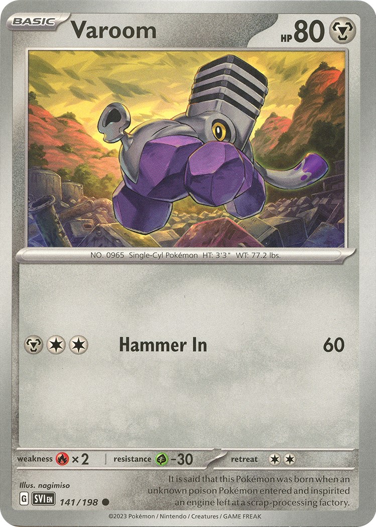 varoom pokemon card price - Scarlet & Violet - Obsidian Flames - Rx2 / G Varoom (Mega Shine #49/117, 1-Diamond)