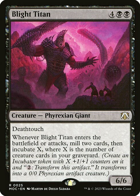 Blight Titan Card Front