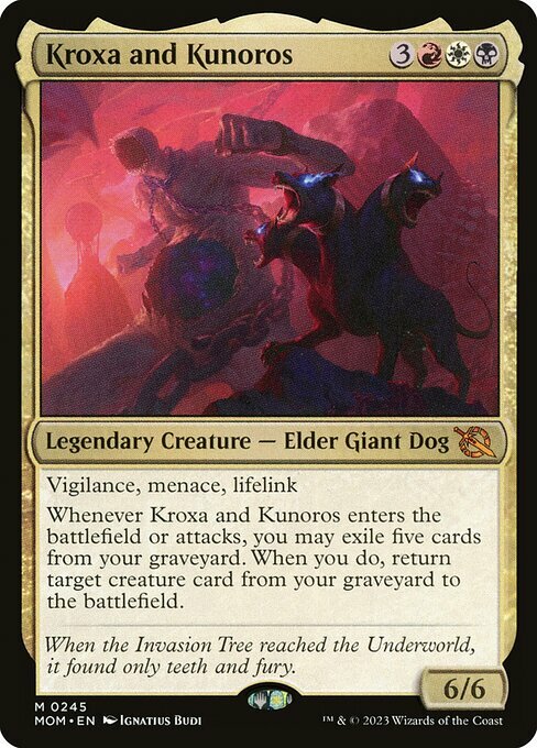 Kroxa and Kunoros Card Front