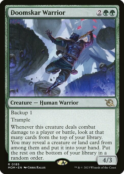 Doomskar Warrior Card Front
