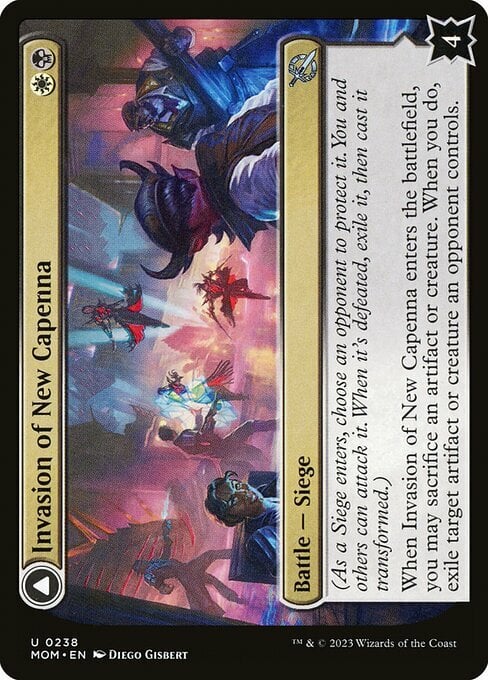 Invasion of New Capenna // Holy Frazzle-Cannon Card Front