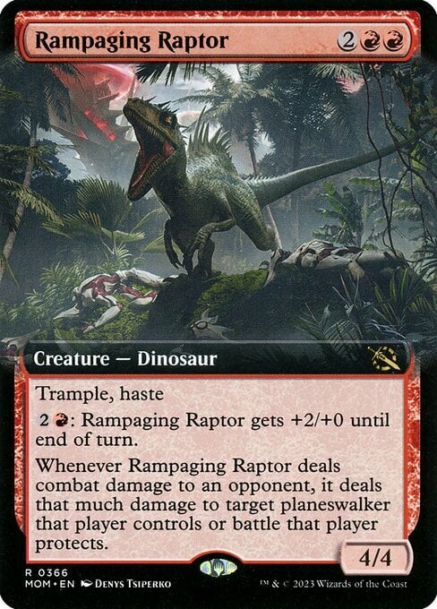 Rampaging Raptor Card Front