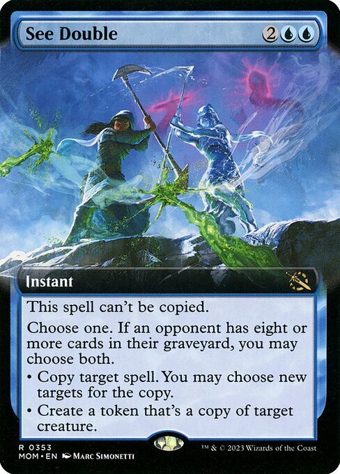 See Double Card Front