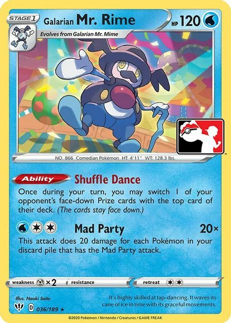 Galarian Mr. Rime Card Front
