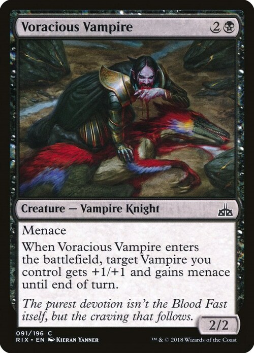 Vampiro insaciable Frente