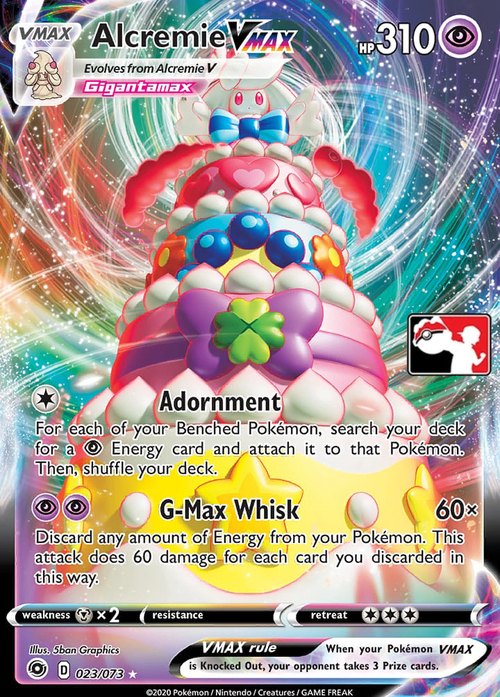 Alcremie VMAX Card Front