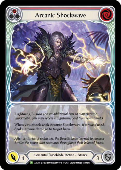 Arcanic Shockwave (Red) Card Front