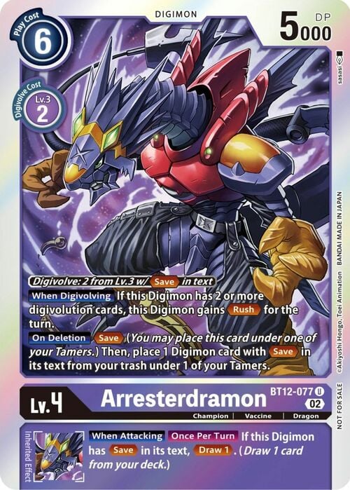 Arresterdramon Card Front