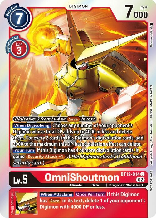 OmniShoutmon Card Front
