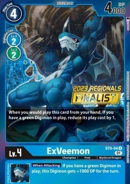 ExVeemon Card Front