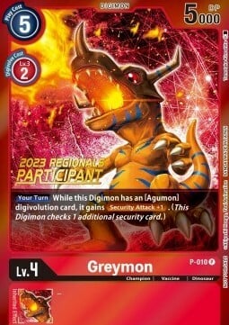 Greymon Card Front