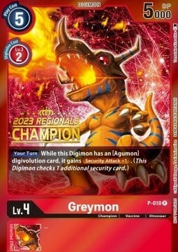 Greymon Card Front