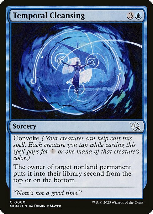 Temporal Cleansing Card Front