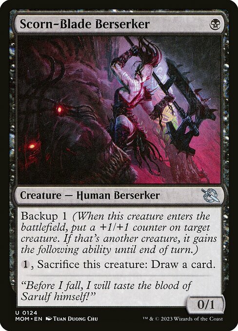 Scorn-Blade Berserker Card Front