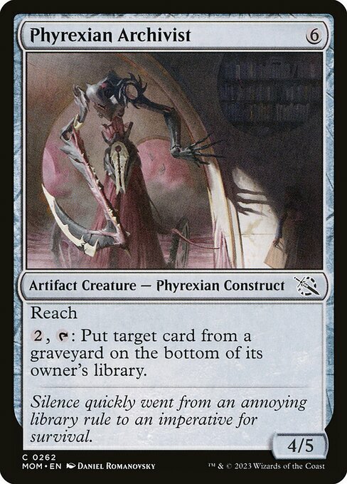 Archivista di Phyrexia Card Front