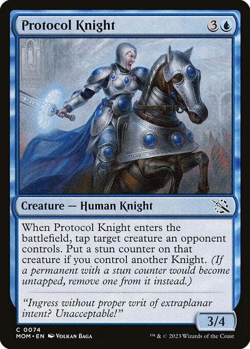 Protocol Knight Card Front