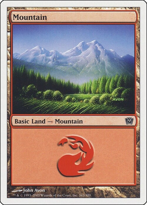 Mountain Card Front