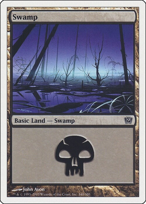 Swamp Card Front
