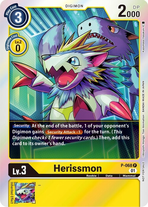 Herissmon Card Front