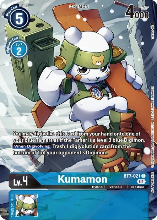 Kumamon Card Front
