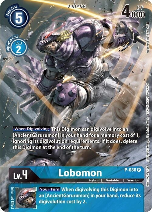 Lobomon Card Front