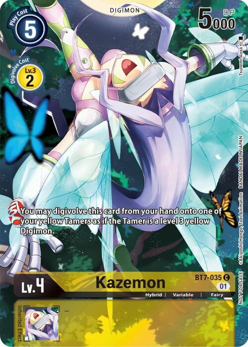 Kazemon Card Front