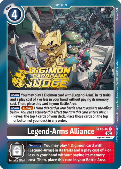 Legend-Arms Alliance Frente