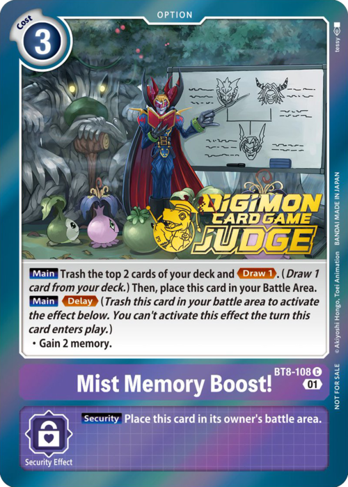 Mist Memory Boost! Card Front