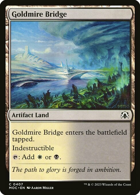 Goldmire Bridge Card Front