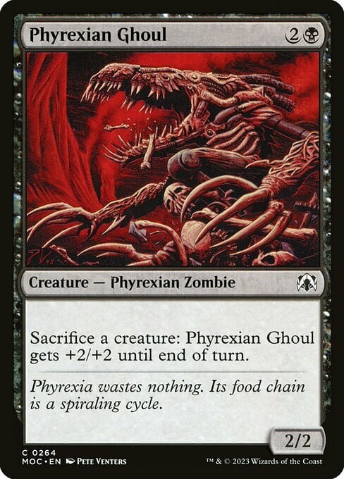 Ghoul di Phyrexia Card Front