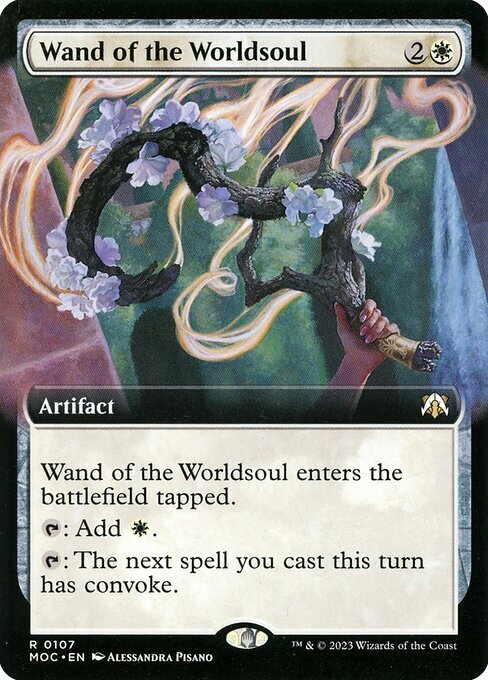Wand of the Worldsoul Card Front