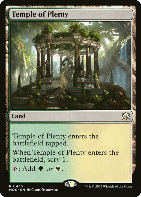Temple of Plenty Card Front