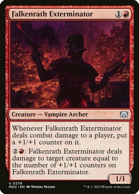 Falkenrath Exterminator Card Front