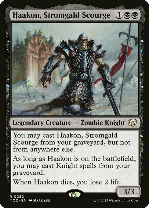 Haakon, Stromgald Scourge Card Front