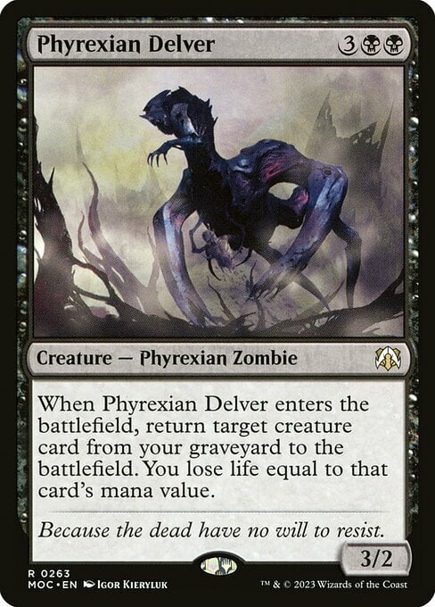 Inquisitore di Phyrexia Card Front