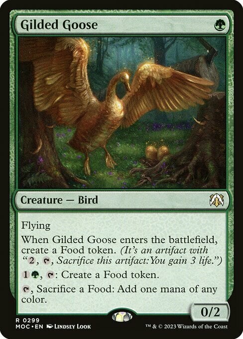 Gilded Goose Card Front
