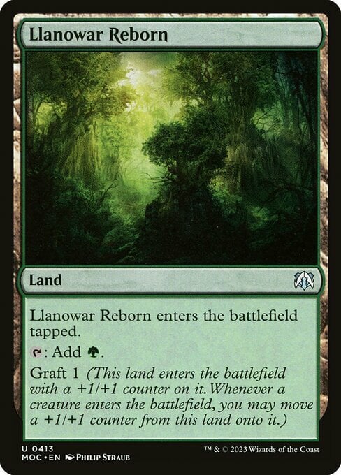Llanowar Reborn Card Front
