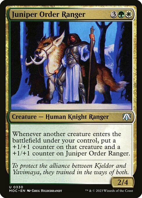 Juniper Order Ranger Card Front