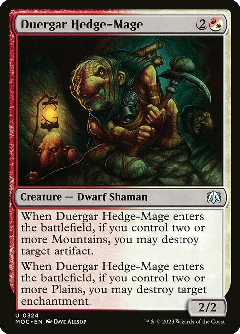 Duergar Hedge-Mage Card Front