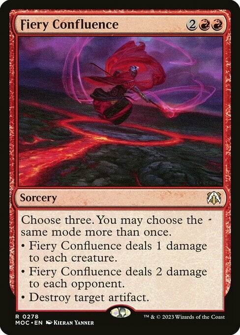 Fiery Confluence Card Front