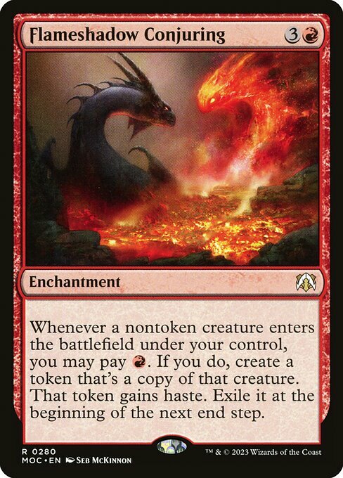 Flameshadow Conjuring Card Front