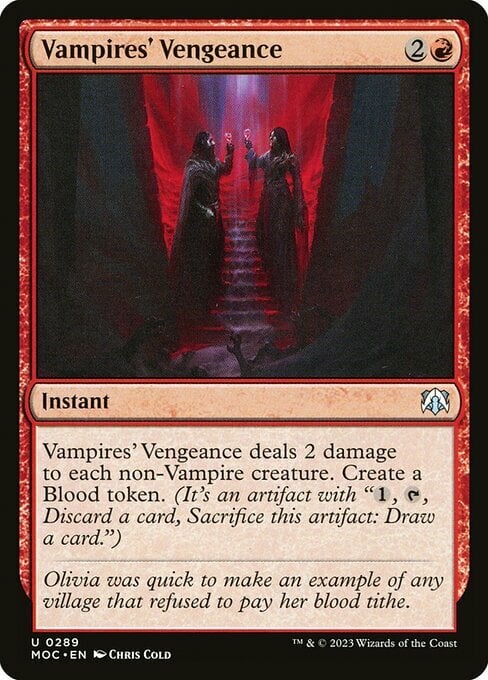 Vampires' Vengeance Card Front