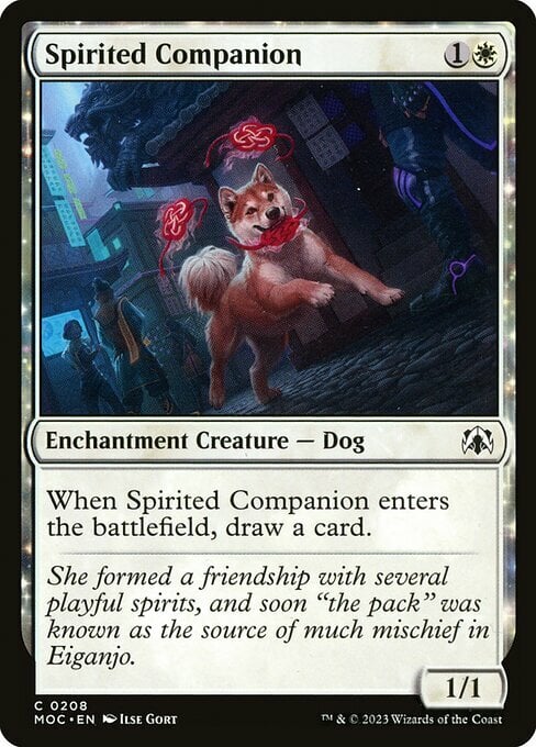 Spirited Companion Card Front