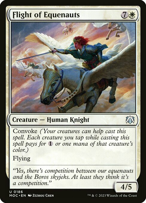 Flight of Equenauts Card Front