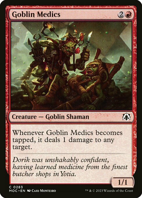 Goblin Medics Card Front