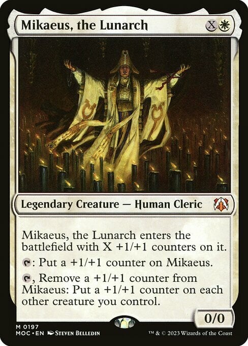 Mikaeus, the Lunarch Card Front