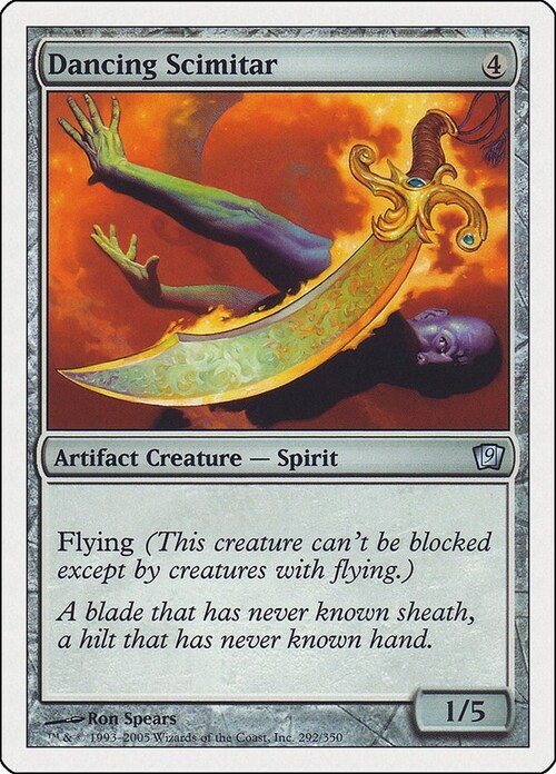 Dancing Scimitar Card Front