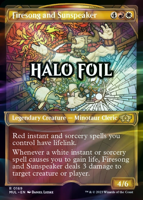 Firesong and Sunspeaker Card Front